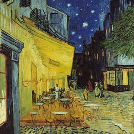 Mini puzzle 260 Van Gogh, Noční terasa kavárny