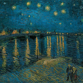 Puzzle 1000 Van Gogh, Notte Stelata sul Rodano