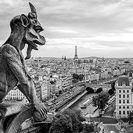 Puzzle 1000 Chrlič v Paříži