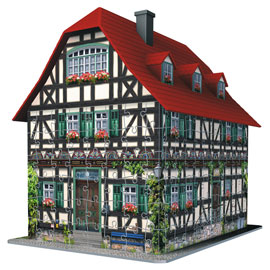 Puzzle 3D Středověký dům