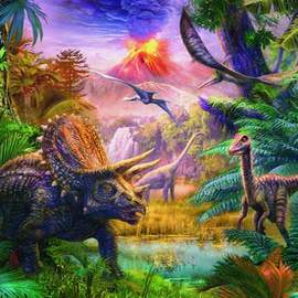 Puzzle 100 Údolí dinosaurů