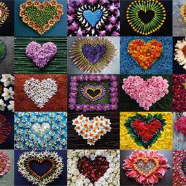 Puzzle 2000 Hearts for Madalene