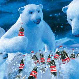 Puzzle 1000 Coca Cola, Polarbären